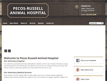 Tablet Screenshot of pecosrussellah.com